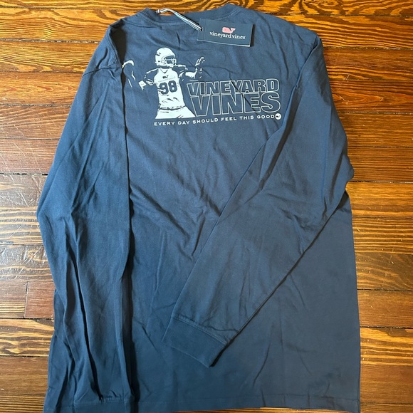 Vineyard Vines LS T-Shirt - Three Step Drop NWT - Picture 1 of 5